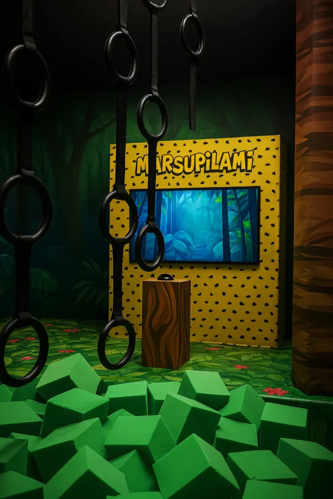 Écran interactif dans une exposition culturelle