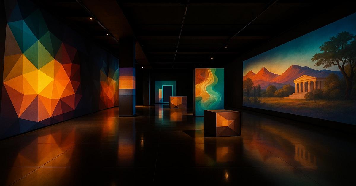 Exposition immersive culturelle moderne