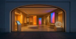Pop-up store immersif moderne