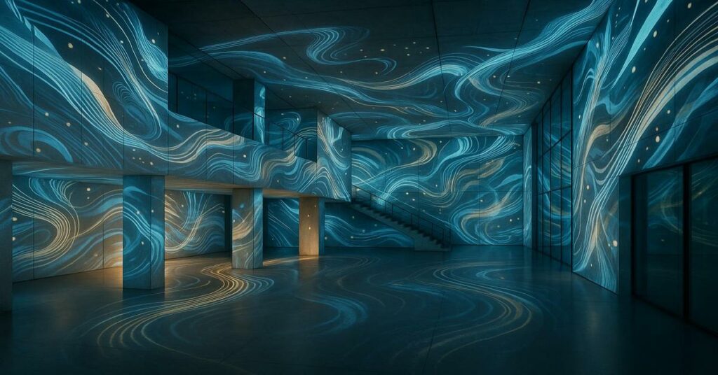 Mapping vidéo architectural immersif