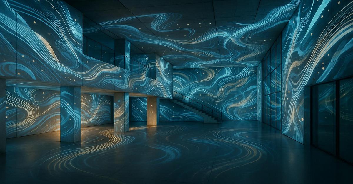 Mapping vidéo architectural immersif