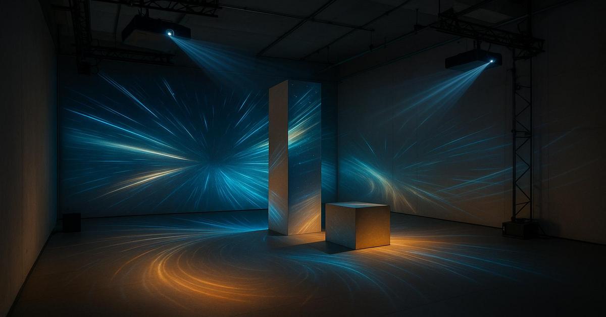 Installation mapping vidéo immersive