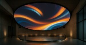 Dôme immersif contemporain 360