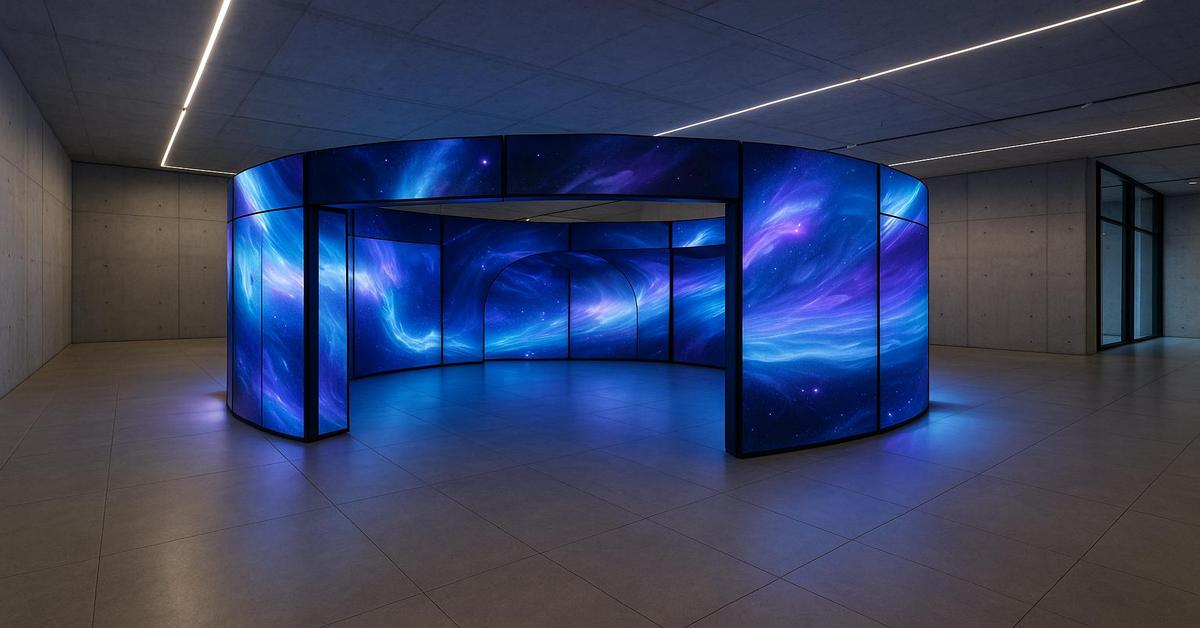 Installation immersive modulaire contemporaine