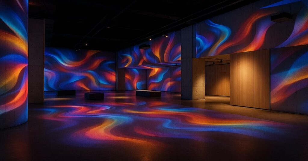 Décor événementiel moderne immersif