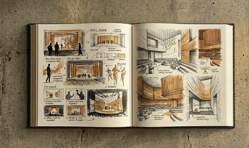 book scenographique