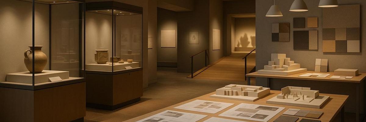 Intérieur musée scénographie en cours