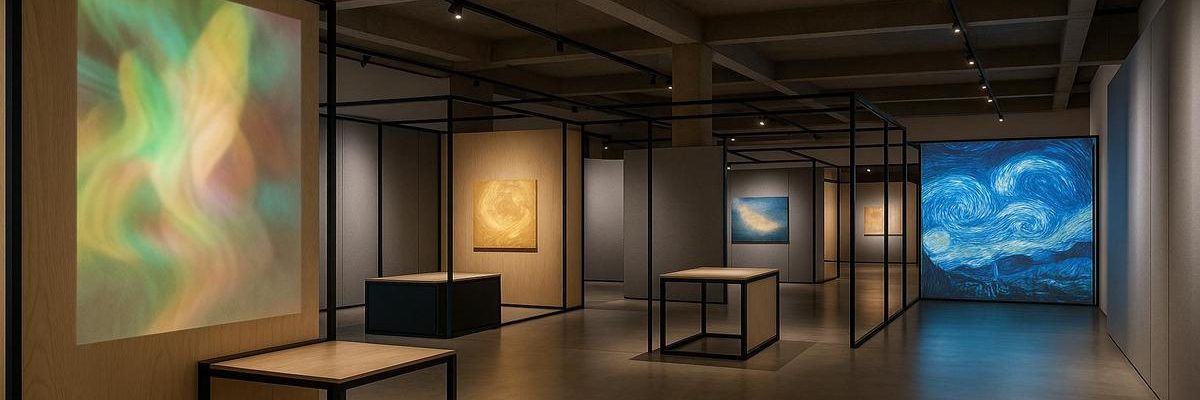 Espace muséal immersif moderne