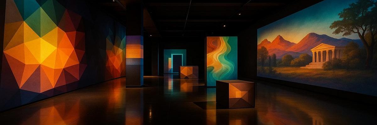 Exposition immersive culturelle moderne