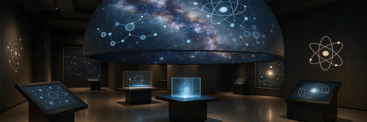 Salle d’exposition scientifique immersive
