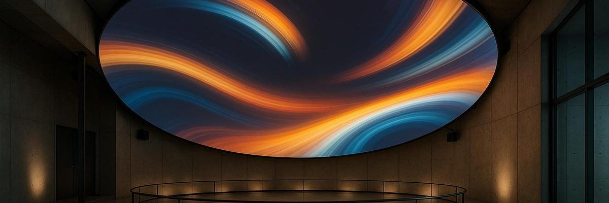 Dôme immersif contemporain 360