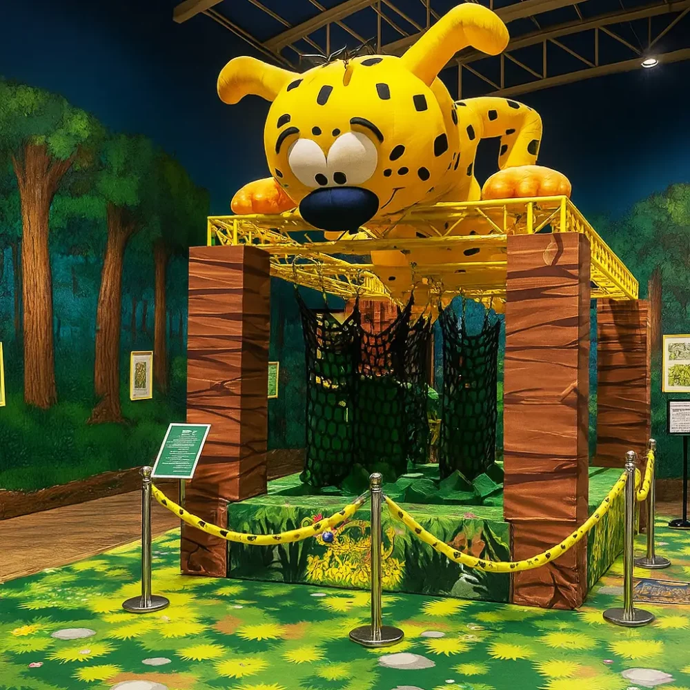 Une exposition sur le thème du marsupilami